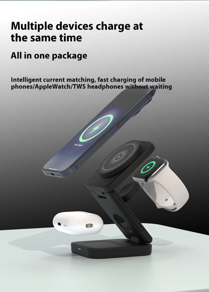 Newly Released at Buy Center: Three-in-one Magnetic Wireless Charger Folding