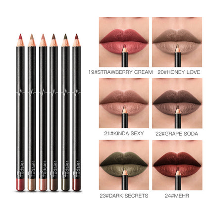 Fresh on the Scene at Buy Center: 36 Color Lip Liner Waterproof Non-smudge Nude Color 4 Style