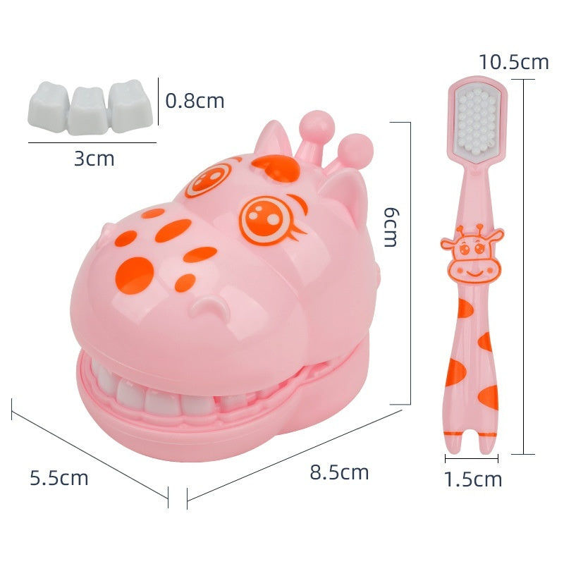 Hot New Items at Buy Center: Dental Cast Doctor Dental Cast Accessories Interactive Play House Dentist Suit Toy Pink No Upper Teeth