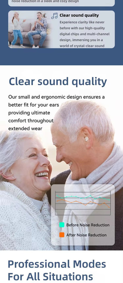 Just Arrived at Buy Center: Cross-border Within The Ear Elderly Digital Hearing Aid Sound Amplifier Sound Collector Mobile Charging Warehouse