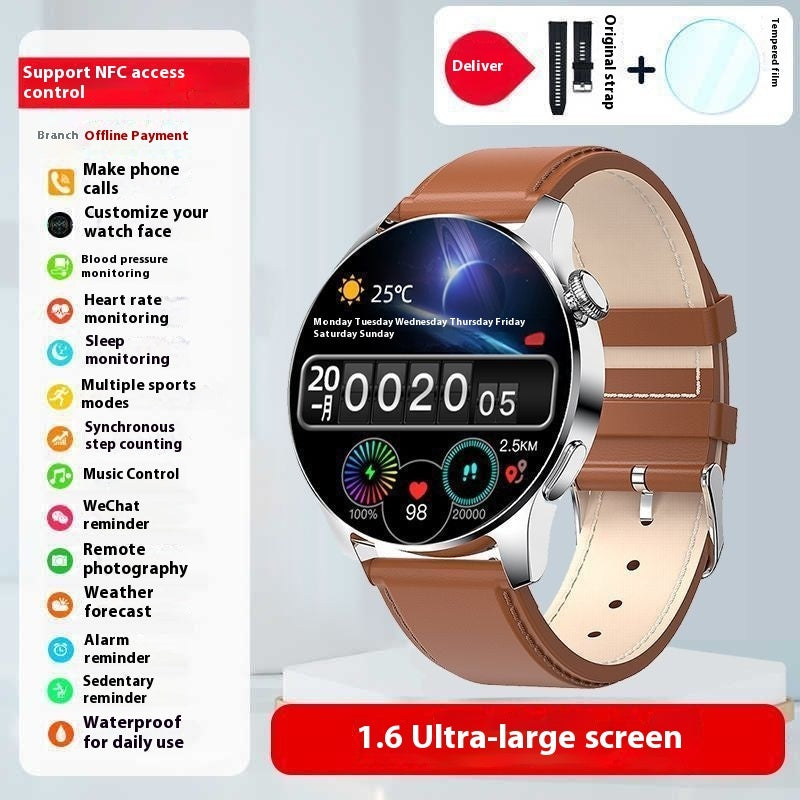 Pulsera deportiva reloj inteligente presión arterial masculino Bluetooth