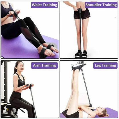 Rope Tube Elastic Pedal Pull Fitness Sit-up Bodybuilding