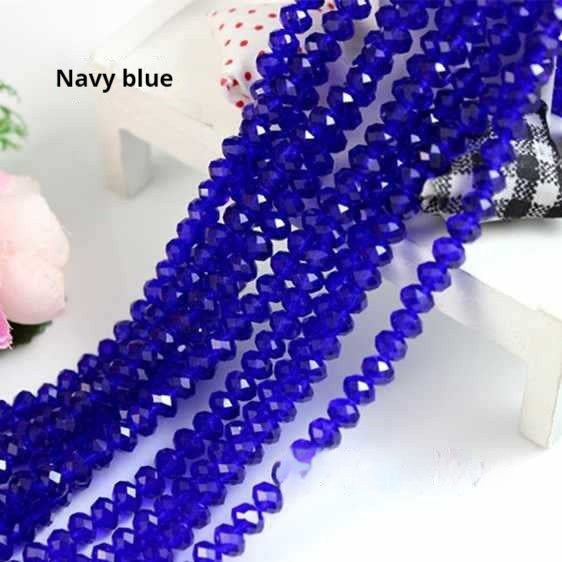 Buy Center Top Rated-Crystal Flat Beads Scattered Beads Bulk Bracelet Knitting Accessories Material Wheel Micro Glass Bead Blue