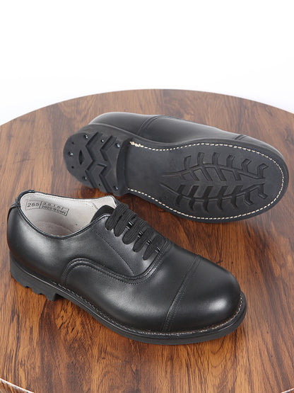 Just Arrived at Buy Center: Three Connector Lace-up Leather Shoes