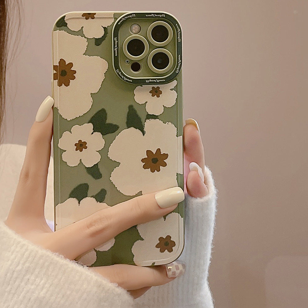 Fresh on the Scene at Buy Center: Back Cover Flower Art Applicable Phone Case