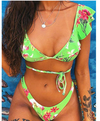 Hot New Items at Buy Center: Swimsuit Split Printed Bikini