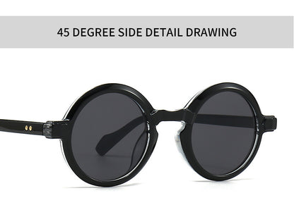 Fresh Arrivals at Buy Center: European And American Retro Artistic Sunglasses Modern Charm INS Style Round Sunglasses