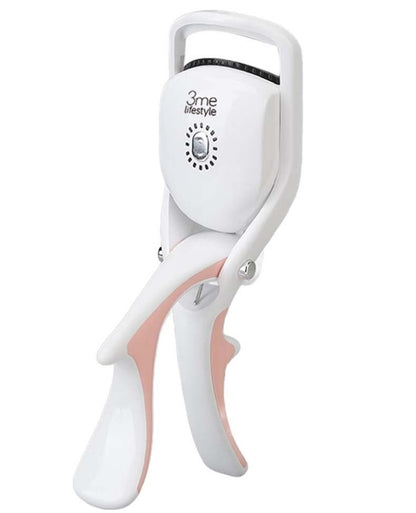 Now Available at Buy Center: 3 Temperature Control Heated Eyelash Curlers Elevate Your Lash, Rapid Heat-up, USB Rechargeable, Natural Curling 24H Long Lasting For Women Gift White