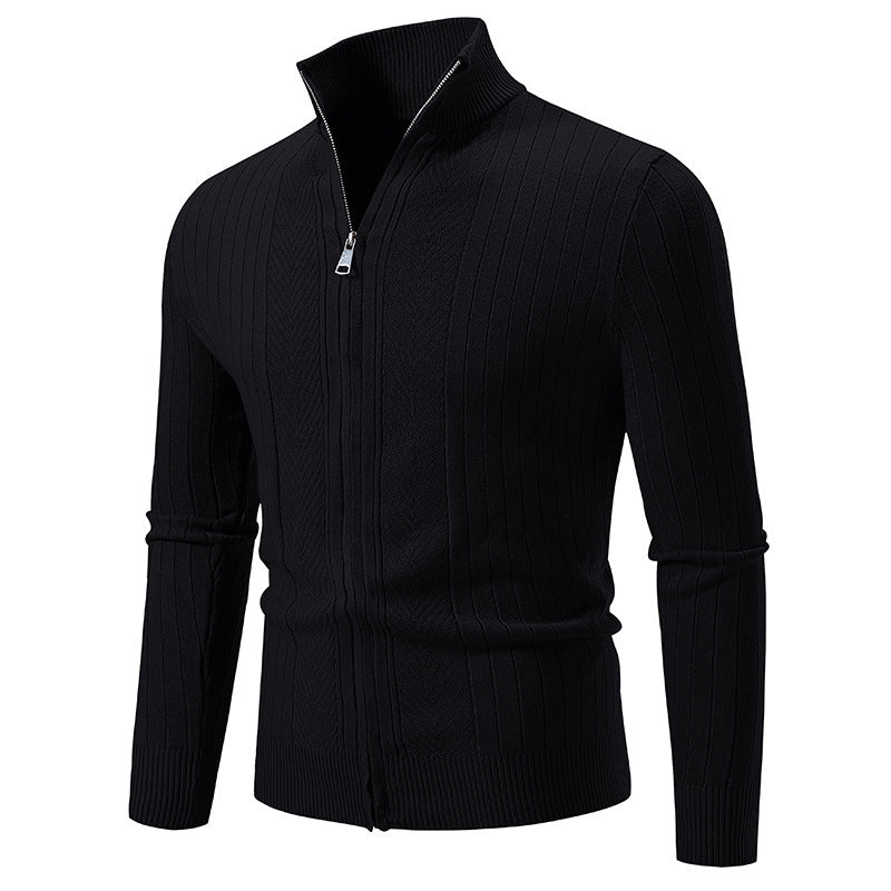 Solid Color Zipper Cardigan Jacket Coat For Men Buy Center