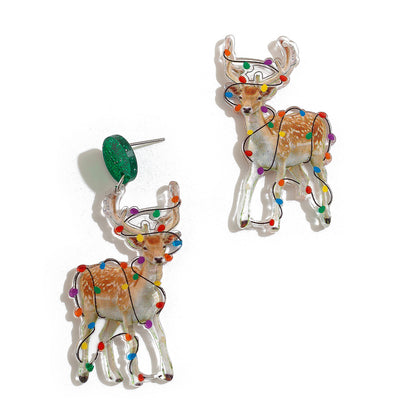 Christmas Creative Zodiac Acrylic Earrings Buy Center