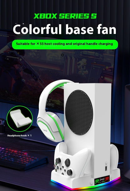 Fresh Arrivals at Buy Center: Host Multi-function Charging Cooler Pad Fan Support Earphone Hook Colorful Light