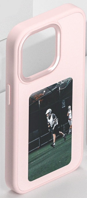 Newly Released at Buy Center: Four-color E-ink Screen Smart Phone Case Official Pink