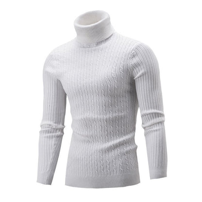 Men's Turtleneck Long Sleeve Sweater Casual Sweater Top Buy Center