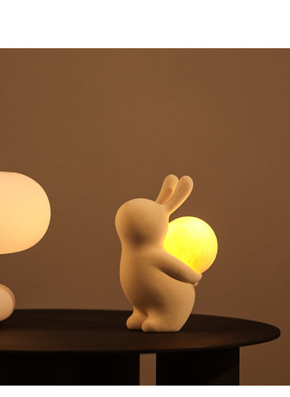 Newly Released at Buy Center: Children's Birthday Gifts Rabbit Decoration Small Night Lamp