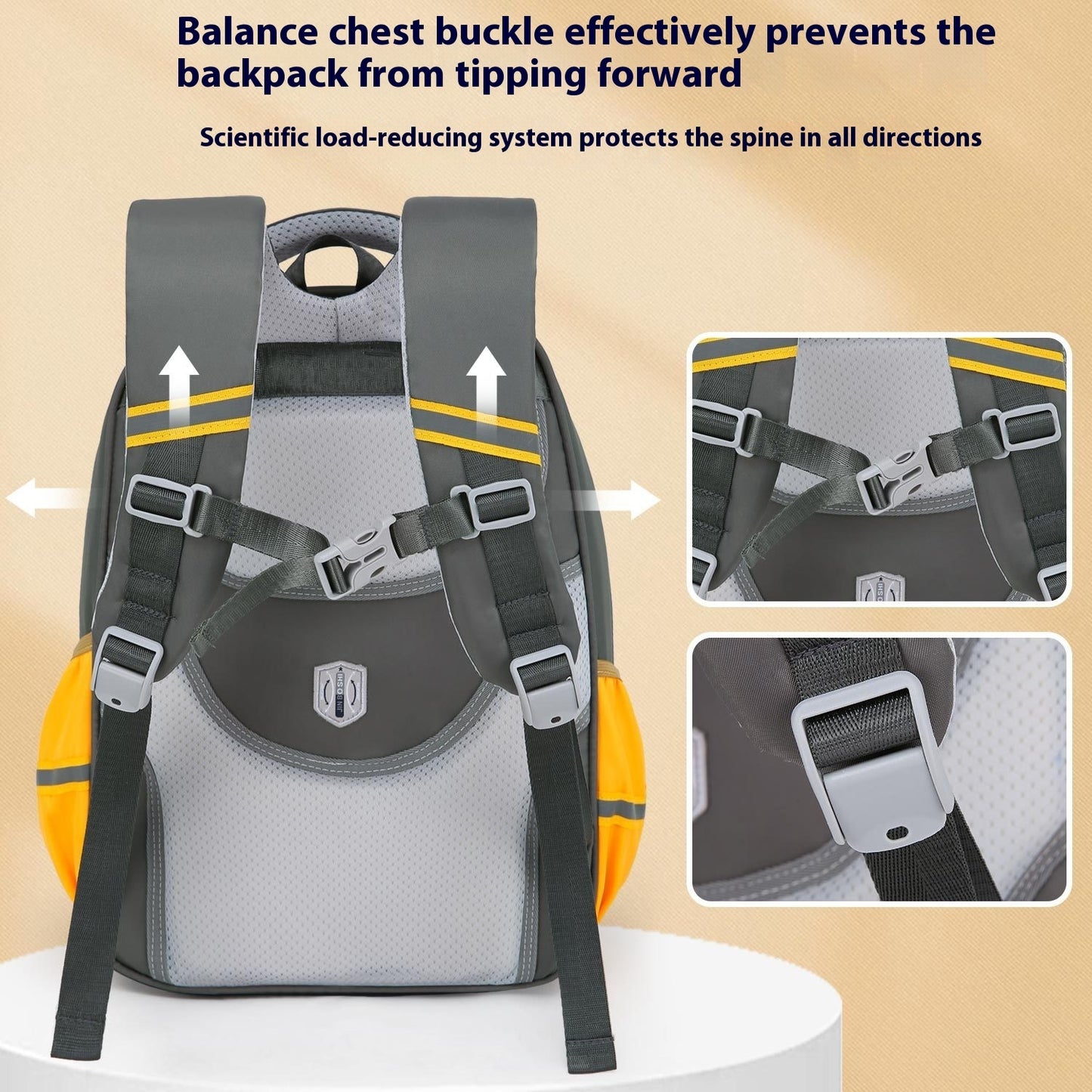 Burden-reducing Spine Protection Super Lightweight Backpack