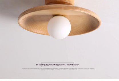 Newly Released at Buy Center: Japanese-style Solid Wood Aisle Light Ceiling Lamp Modern Minimalist