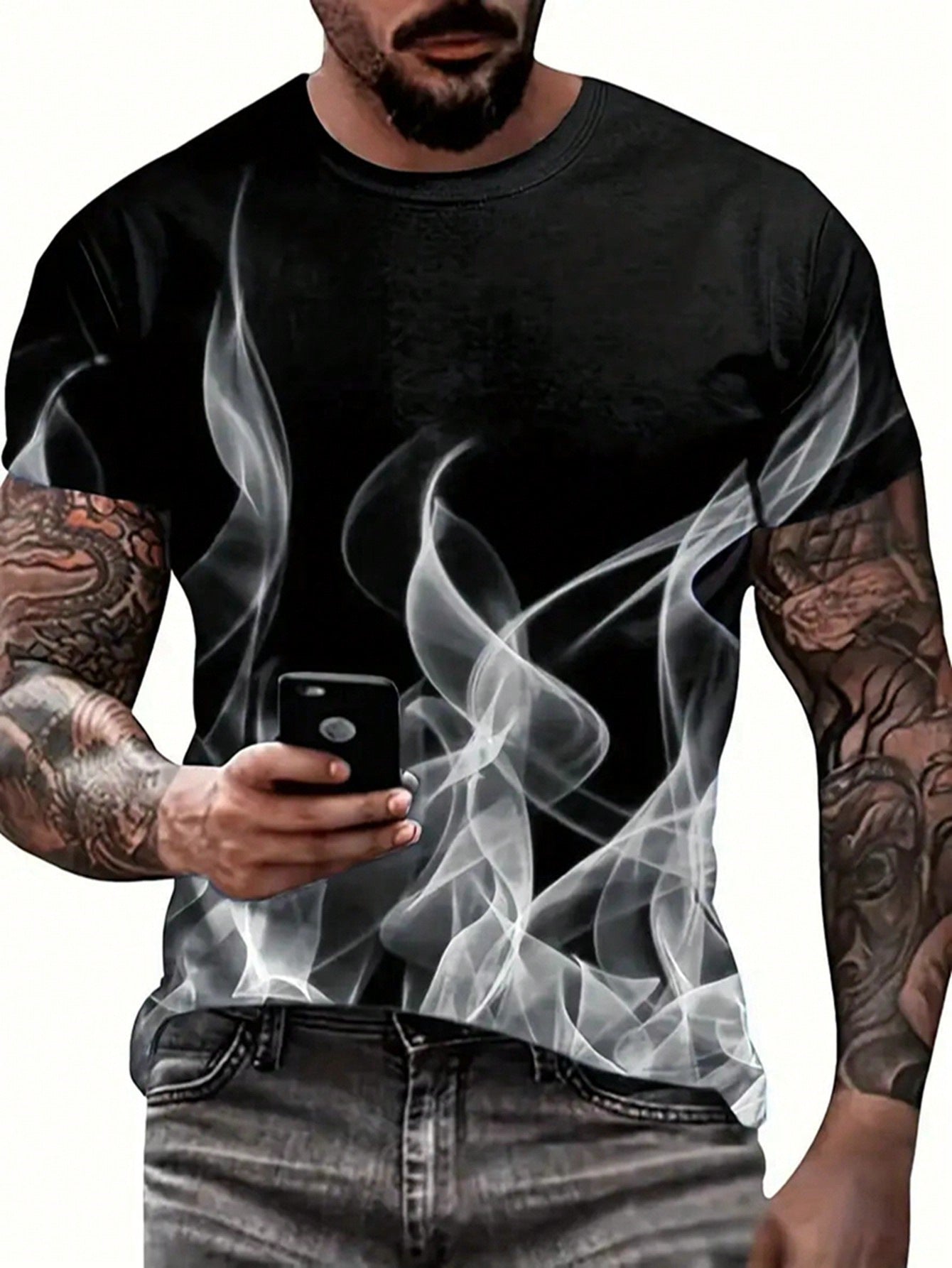 Camiseta de moda para hombre