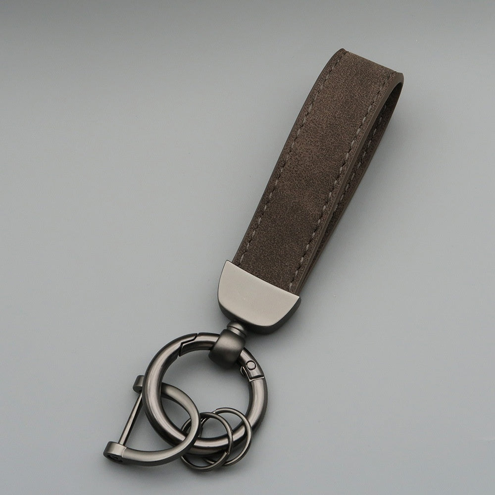 Suede Car Hardware Anti-lost Keychain Buy Center