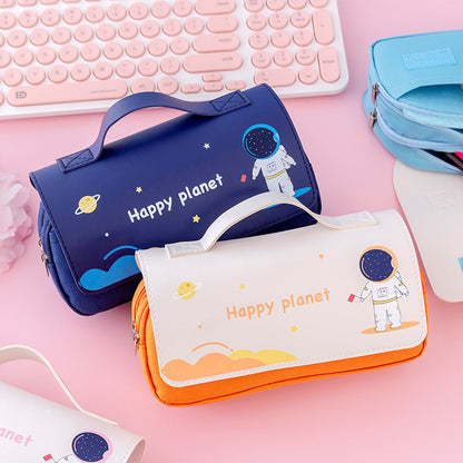 Newly Arrived at Buy Center: Large-capacity Pencil Case Cute Portable Cartoon Creative Multi-function