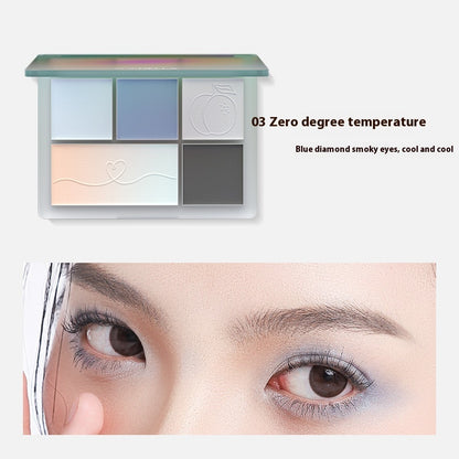 Five-Color Matte Color Eye Shadow Plate Multi-purpose