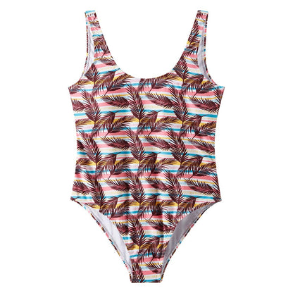 New One Piece,Adult Women,Sexy Halter One Piece Swimsuit,Summer Vacation,Swimming,Spa,Surfing,Bath,Pool Leaves