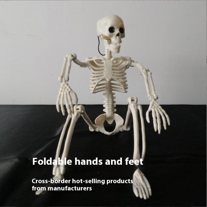 Newly Released at Buy Center: Halloween Simulation 40CM Skeleton Pendant Stand-able Movable Joint