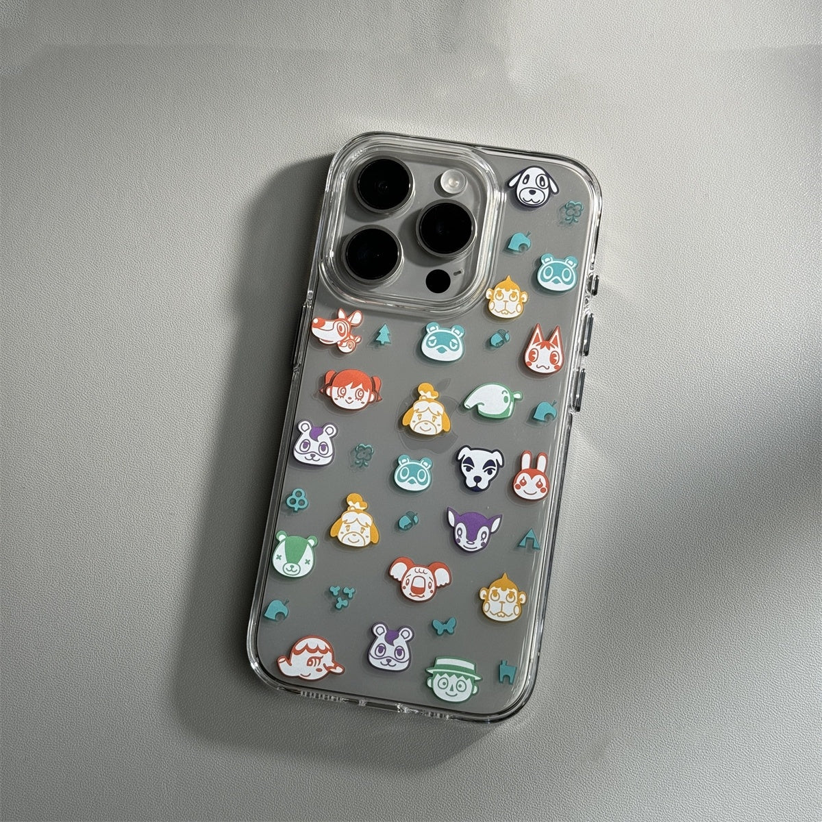 Just Arrived at Buy Center: Cartoon Transparent 15promax Phone Case Soft Shell Anti Drop Child Painting