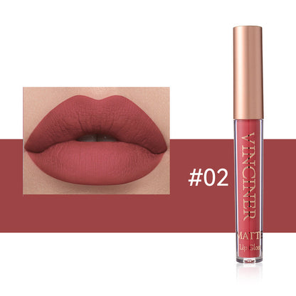 Buy Center Exclusive Offer-12 Colors Lip Lacquer Matte Liquid Lipstick Waterproof 2 Colors