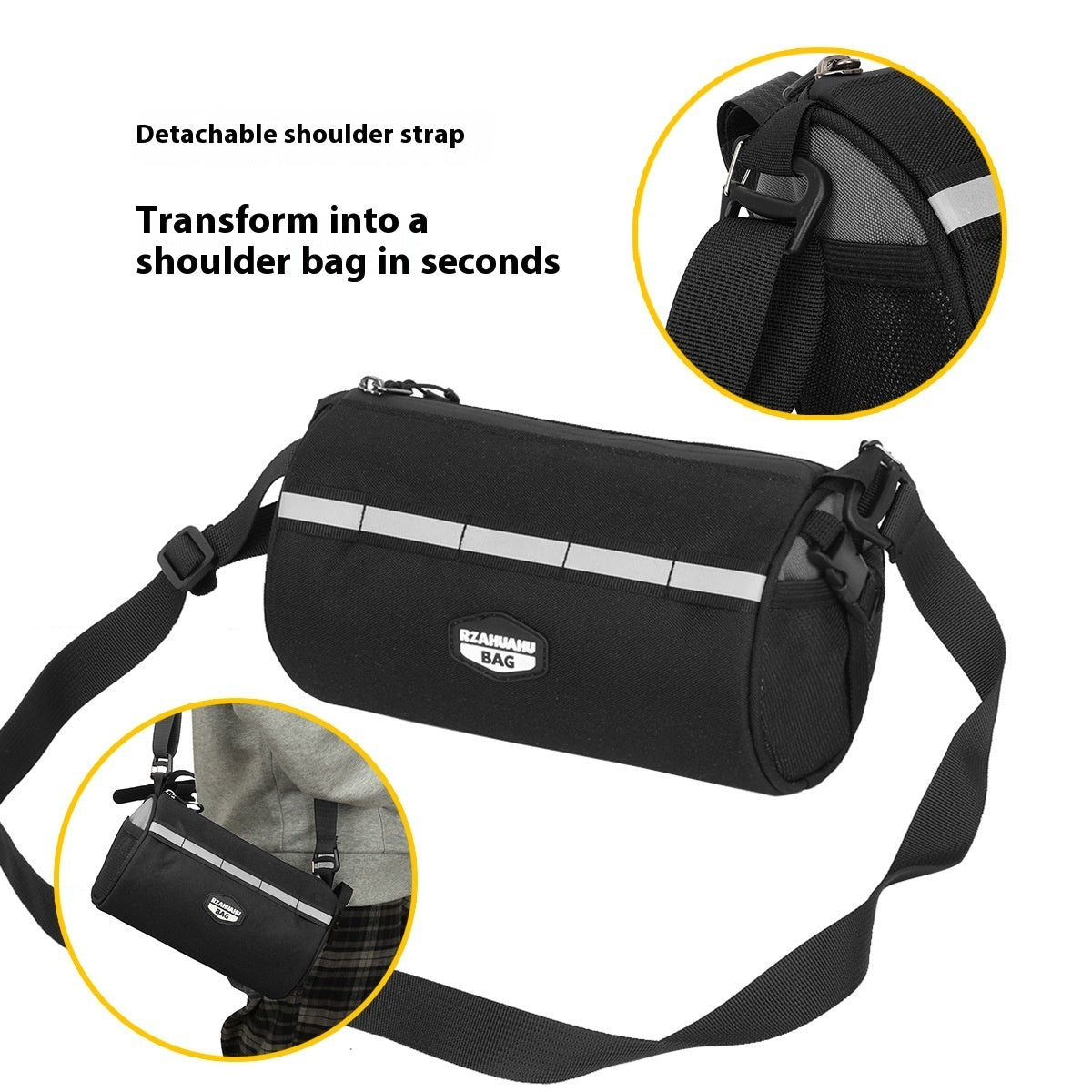 Large Capacity Folding Front Beam Mountain Bike Pannier Bag Accessories Cycling Fixture Buy Center