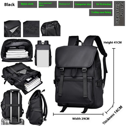 Waterproof Rucksack Backpack Large Capacity High Sense Men Buy Center