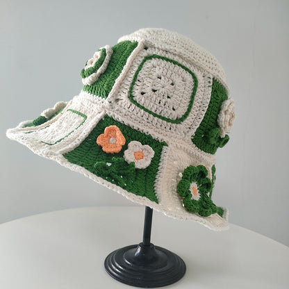 Handmade Art Crocheted Hat Breathable Cute | Women's Clothing-Accessories-Woman Hats | Buy Center