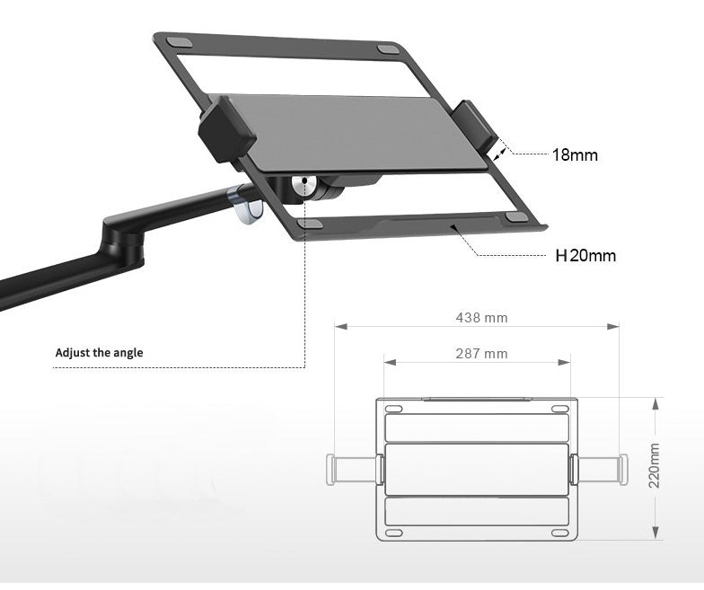 Buy Center Handpicked- Free Hover Notebook Air Pressure Arm Bracket