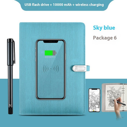 Just Arrived at Buy Center: Handwriting Paper Screen Synchronization Smart Fingerprint Lock Notebook A5 Color12