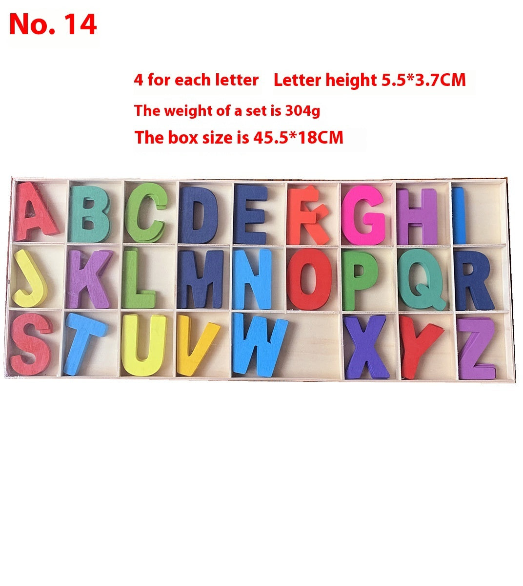 Hot New Items at Buy Center: Boxed English Building Blocks Creative Style Figures Letter Ornaments Toys