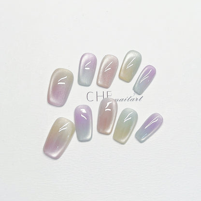 Fresh Arrivals at Buy Center: New Summer Colorful White Student Finished Wear Nail Tip Detachable