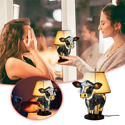 New Product Beautiful Cow Table Lamp Bedside Table Lamp With USB Bedside Lamp For Living Room Bedroom Dormitory Bra Ornament at buy Center