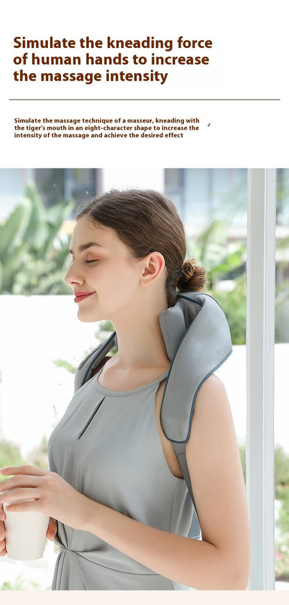 Newly Released at Buy Center: Shoulder Massage Instrument Neck Kneading Hot Compress Multifunctional Wireless