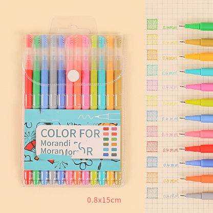 Fresh Arrivals at Buy Center: Set Of For Students To Take Notes With Korean Retro Colored Pens Sweet