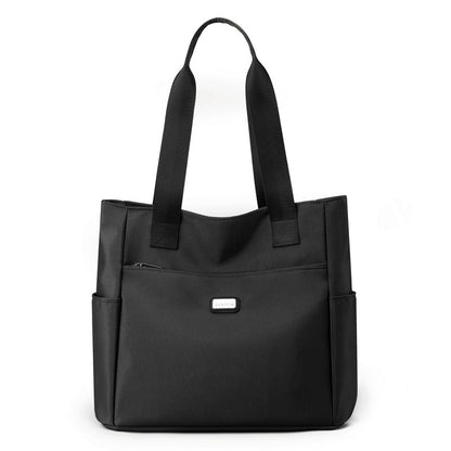 Buy Center Hot Pick-Large Capacity Nylon Cloth Women's Tote Bag Black