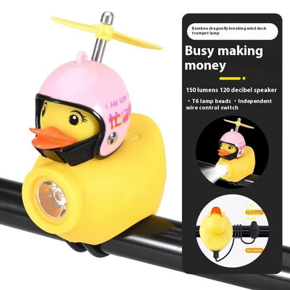 New Bicycle Lights Night Riding For Children Broken Wind Duck Horn Busy Making Money