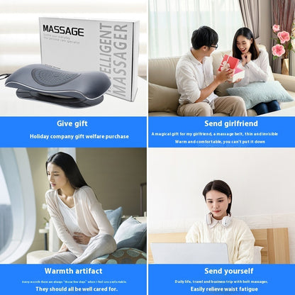 Hot New Items at Buy Center: Waist Massager Lumbar Traction Instrument Red Light Back Hot Compress Airbag Timing