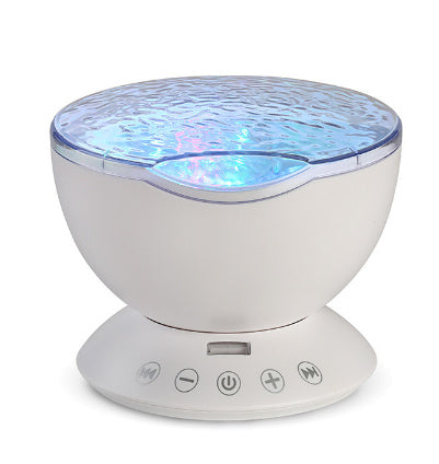 Ocean Wave Projector LED Night Light Remote Control TF Cards Music Player Speaker Aurora Projection Buy Center