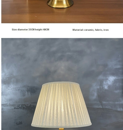 Fresh Arrivals at Buy Center: Bronze Ceramic Table Lamp Household Minimalist Decoration Bedside Lamp