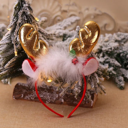 Christmas Decoration Supplies Antlers Bell Head Buckle Buy Center