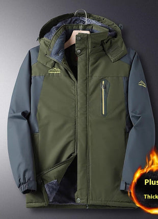 Chaqueta de asalto para hombre, forro polar, gruesa, de algodón, cálida, ropa de invierno para papá