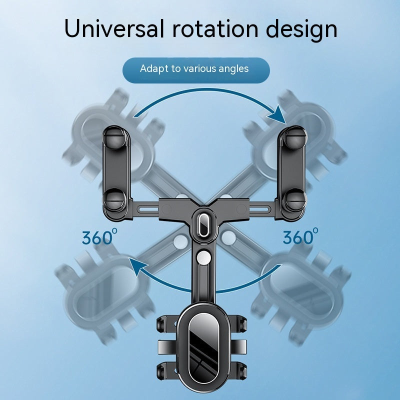 Just Arrived at Buy Center: Automobile Rear View Mirror Bracket Retractable Mobile Phone Holder