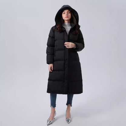 Quilted Plaid Hooded Cotton-padded Coat For Women Buy Center