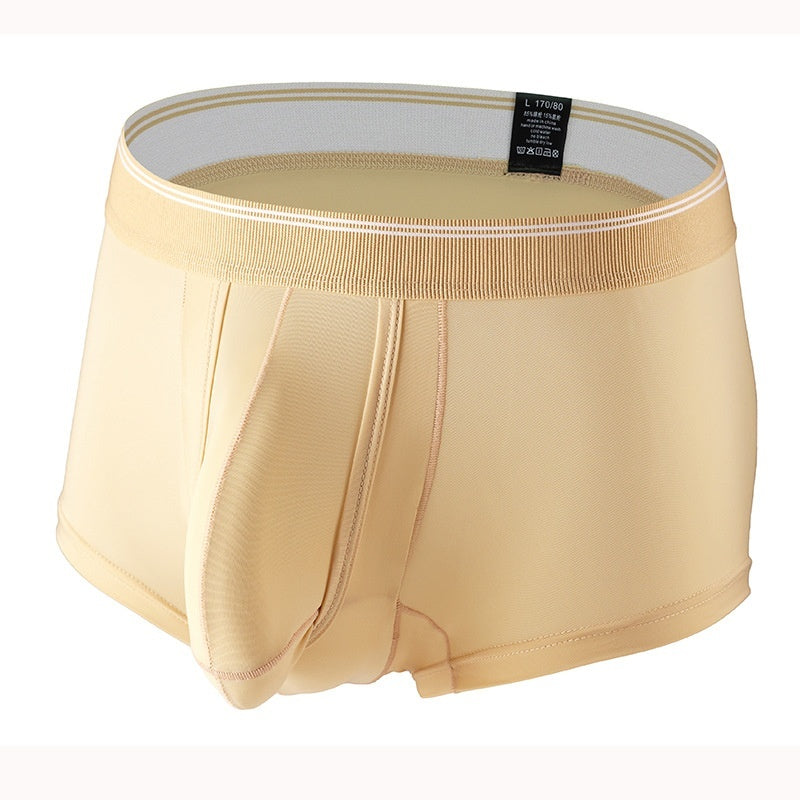 Men's New Ice Silk Underwear Classic Plus Size