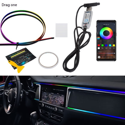 New at Buy Center: Car Atmosphere LED Light Bar Hidden Modification One To One Magic Color