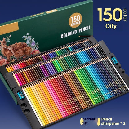 Buy Center Handpicked- Water-soluble Oily Hand-painted Sketch Color Brush Color Lead Oil 150 Colors